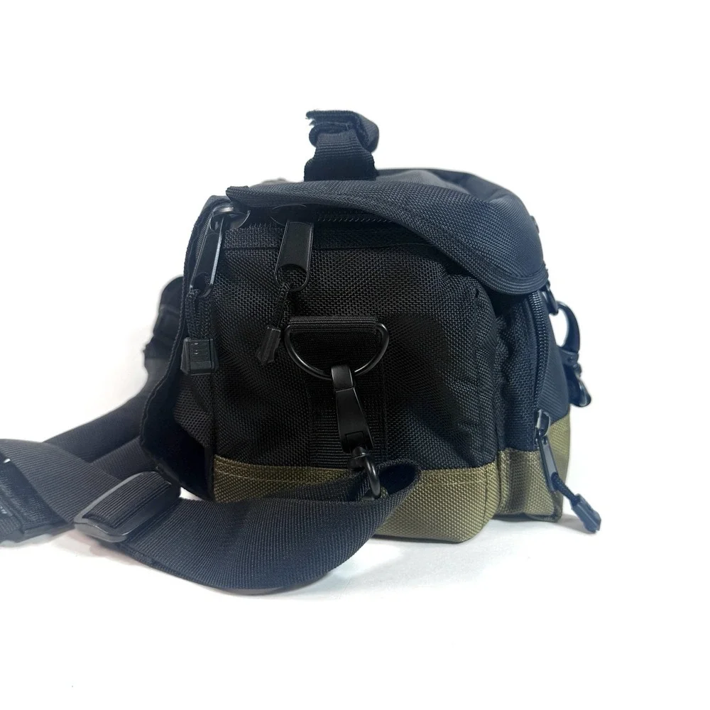 Canon 100EG DSLR Camera Gadget Bag Black Olive Shoulder Waist Belt Case